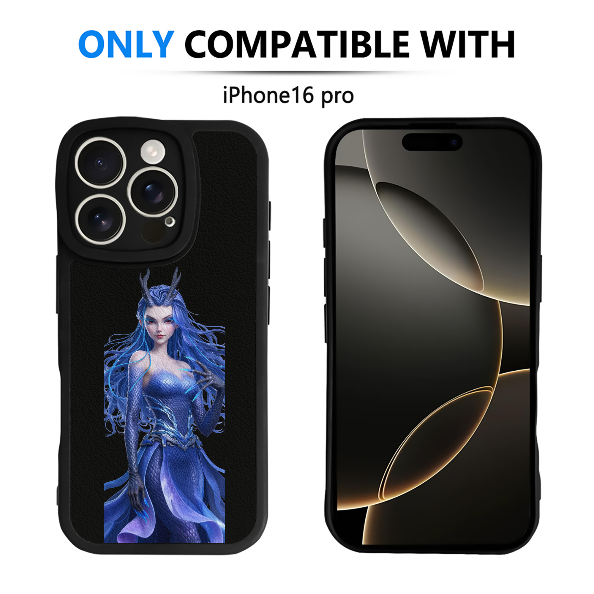 （画像用） Ne Zha 2 ナタ 魔童の大暴れ 【iPhone 16シリーズ対応】シリコンスマホケース（レザー調） 材質：シリコン